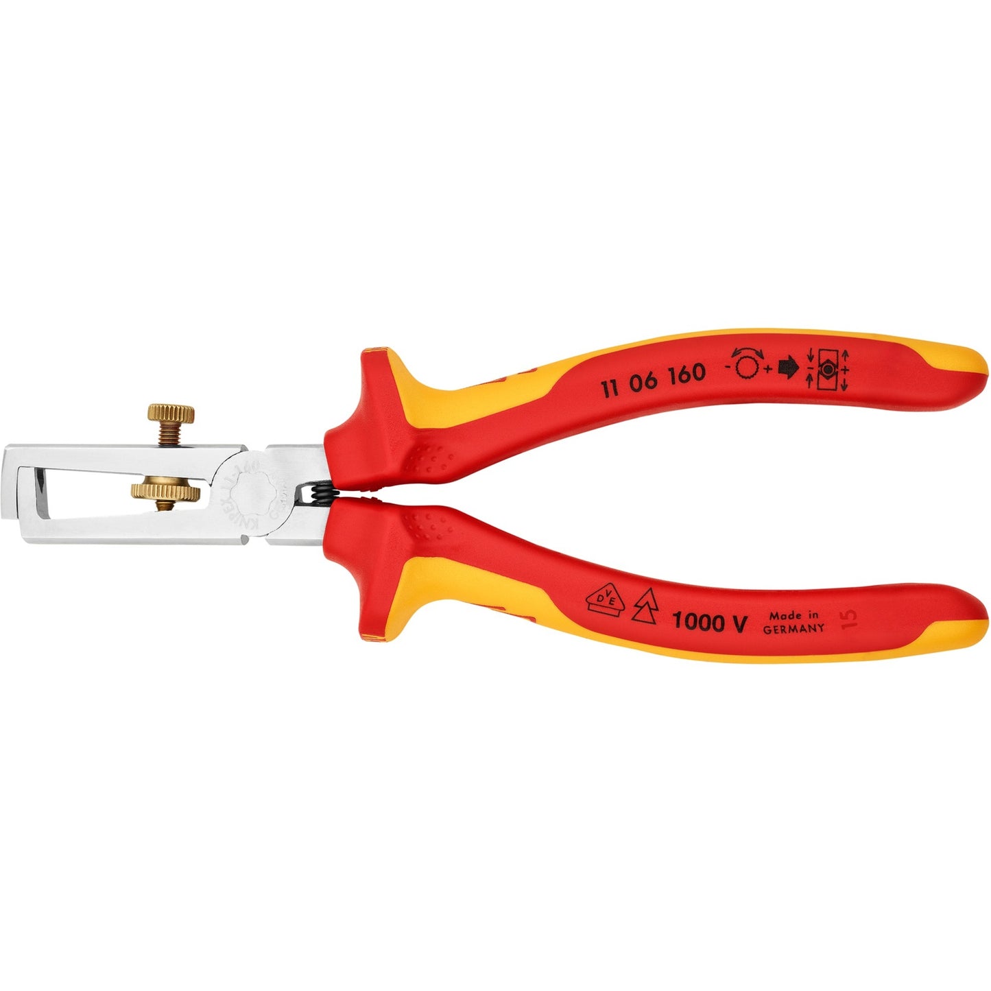 KNIPEX elektronica-set vde 002015 tangenset (rood geel, 4-delig)