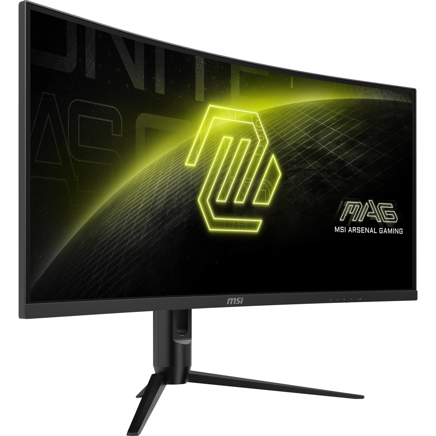 MSI mag 342cqr e2 34 curved ultrawide gaming monitor (zwart, 2x hdmi, displayport, 180 hz)