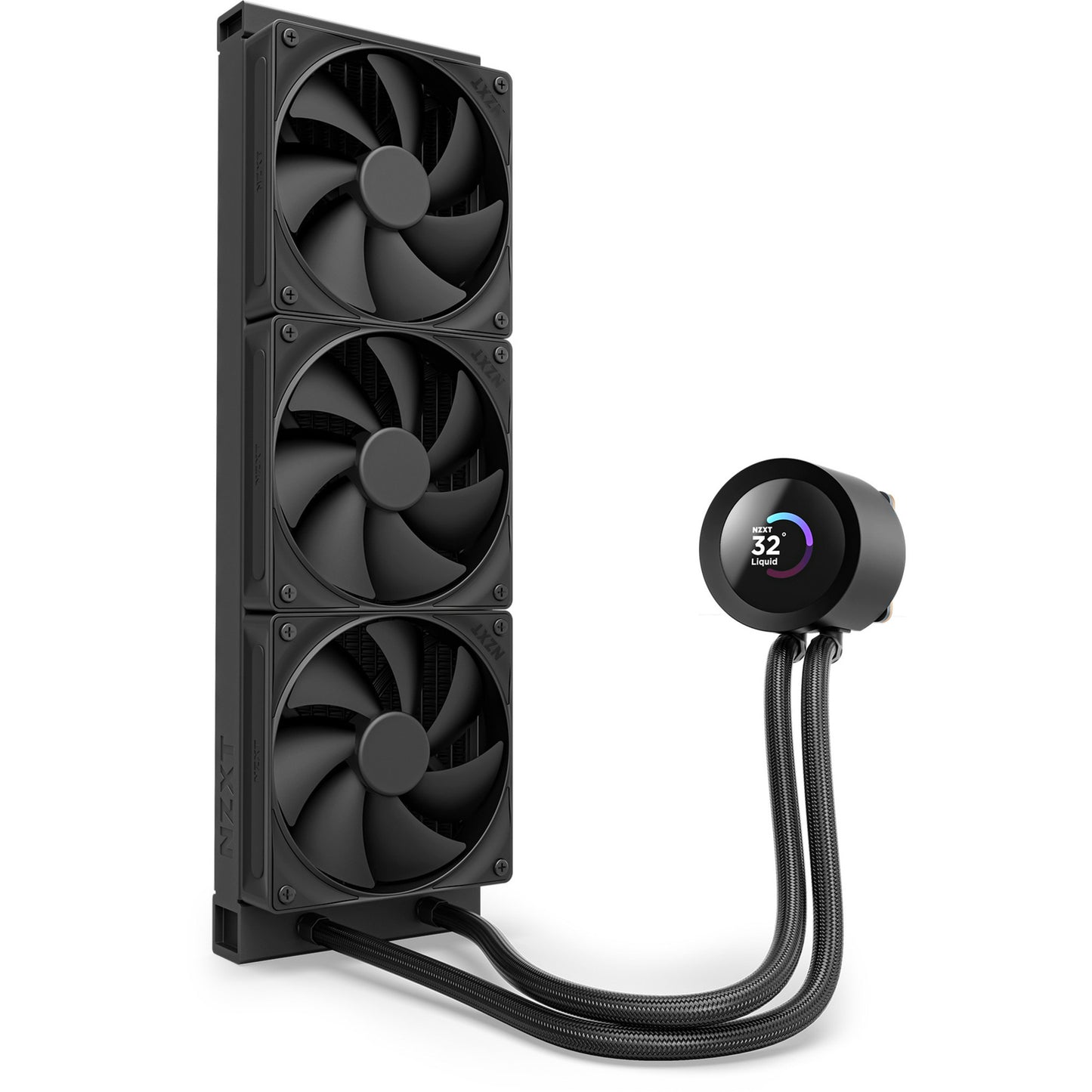 NZXT kraken plus 360 waterkoeling (zwart)