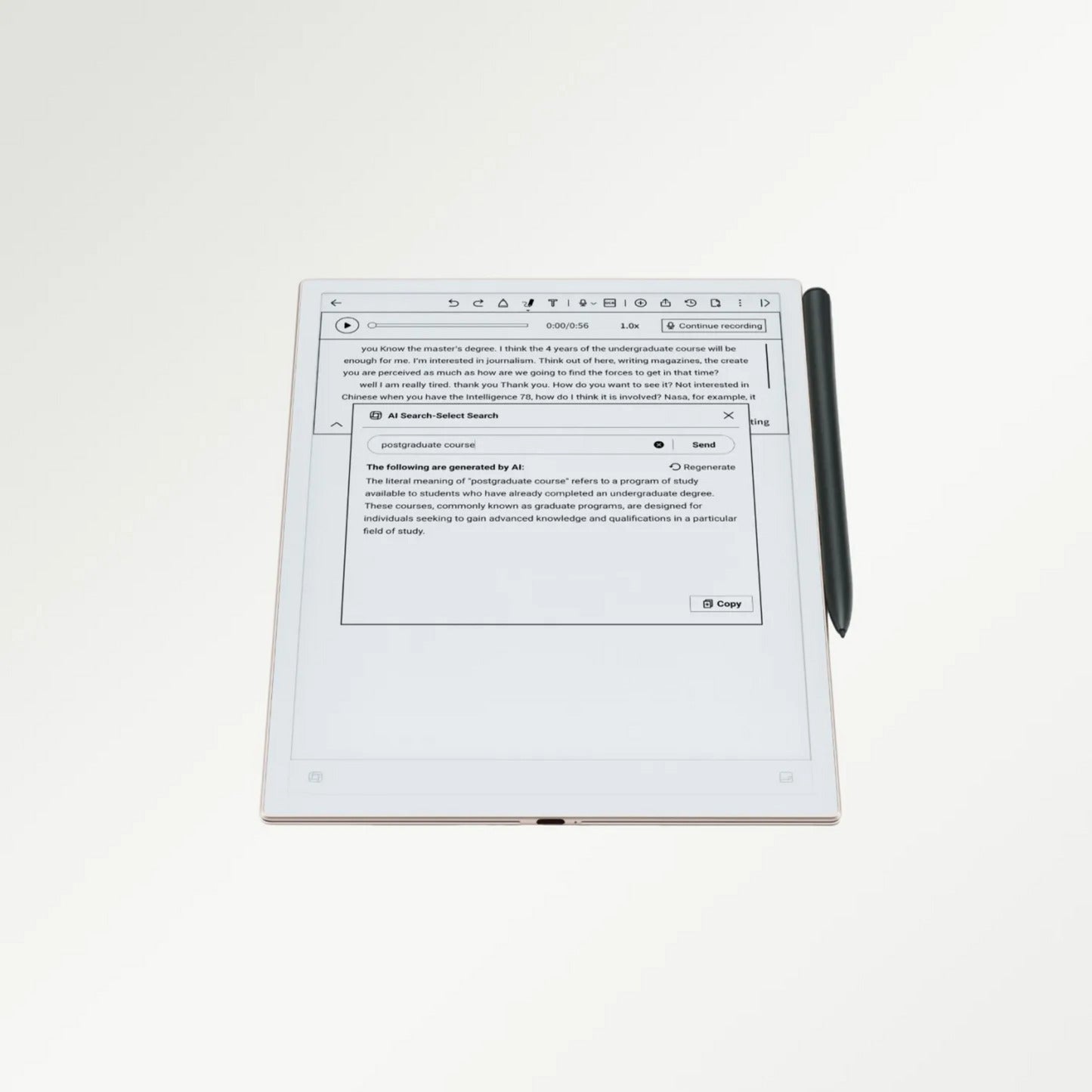 iFlytek AINOTE 2 10.65 tablet (Zwart | 64 GB | Android 14 | Wi-Fi 6)