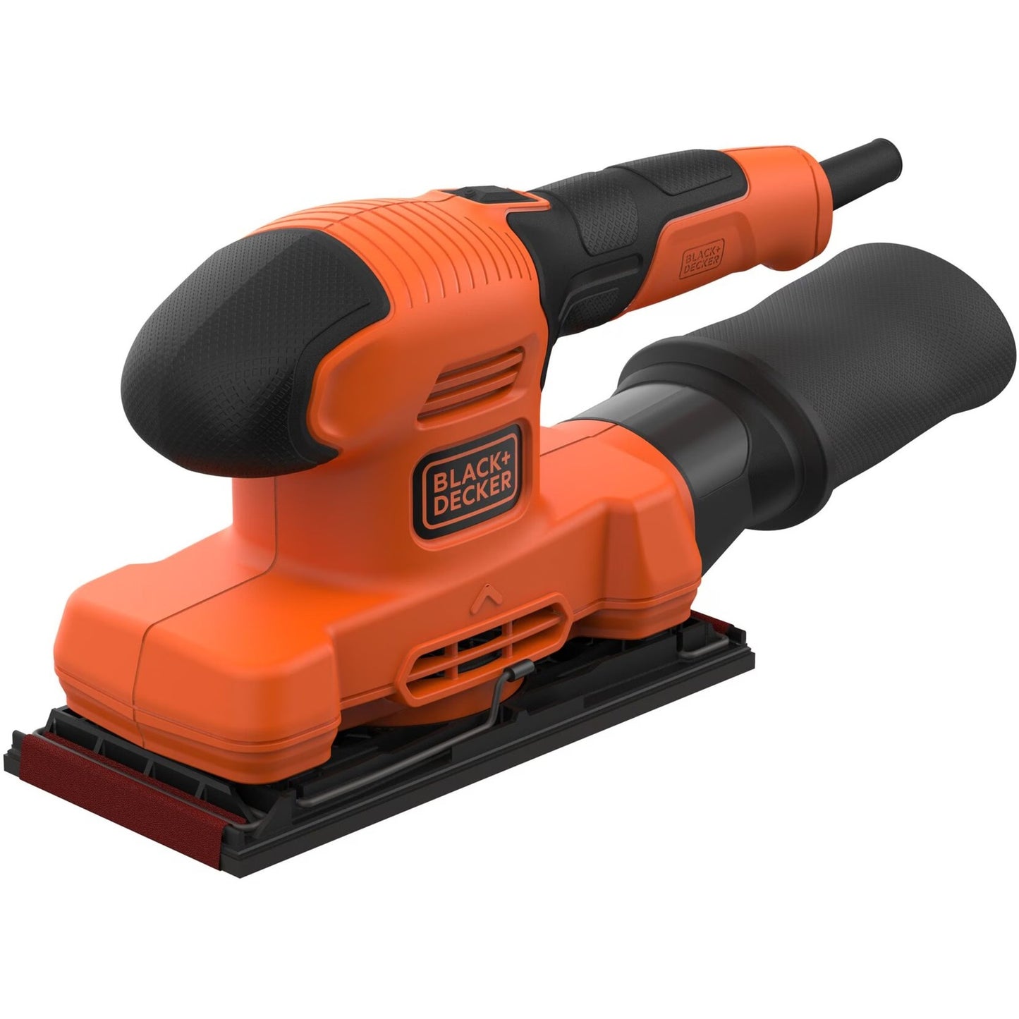 BLACK+DECKER 150w 1 3 vel vlakschuurmachine bew220-qs (oranje zwart)