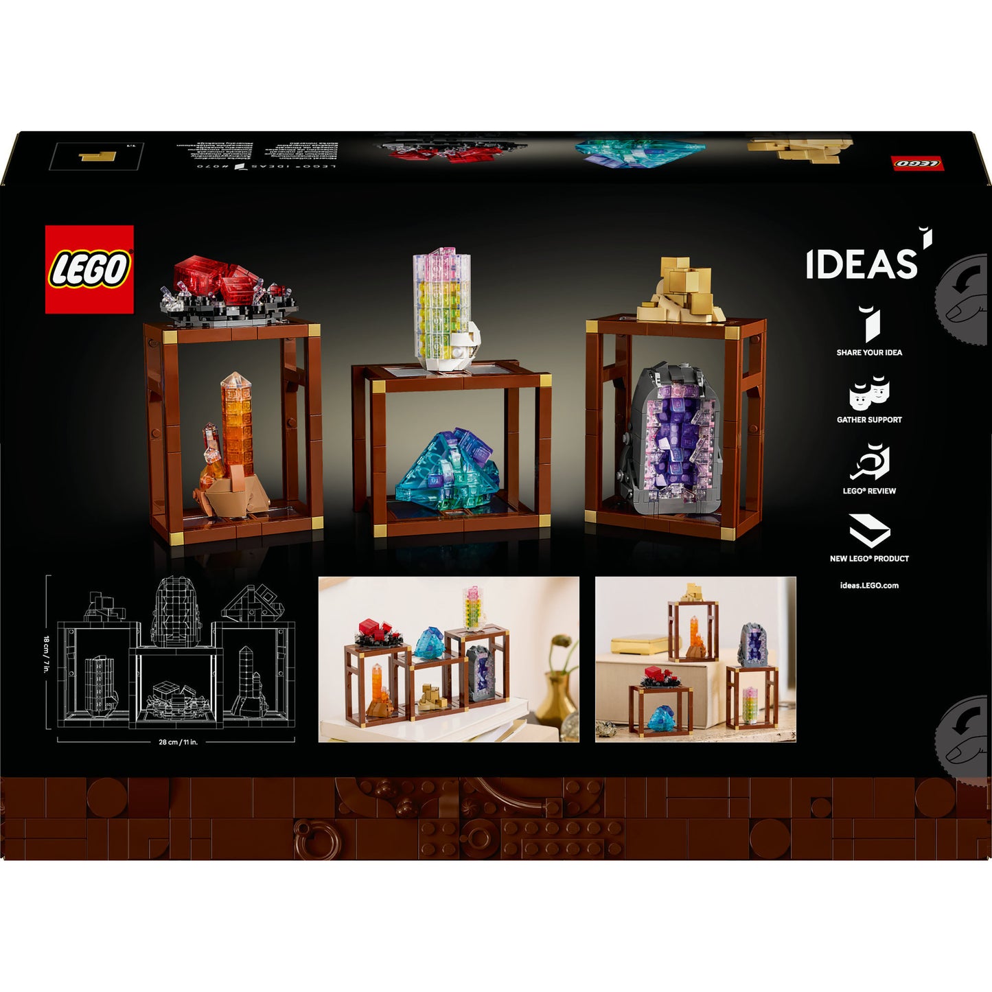 LEGO ideas 21362 mineral collection