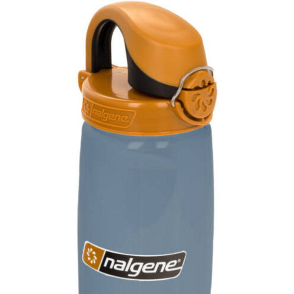 Nalgene On-The-Fly Lock-Top Sustain Bottle, 700 ml drinkfles (Grijs beige)
