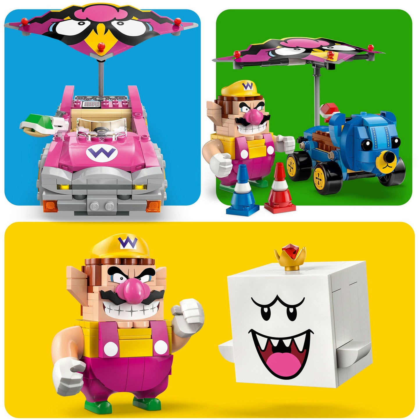 LEGO super mario 72038 wario en king boo