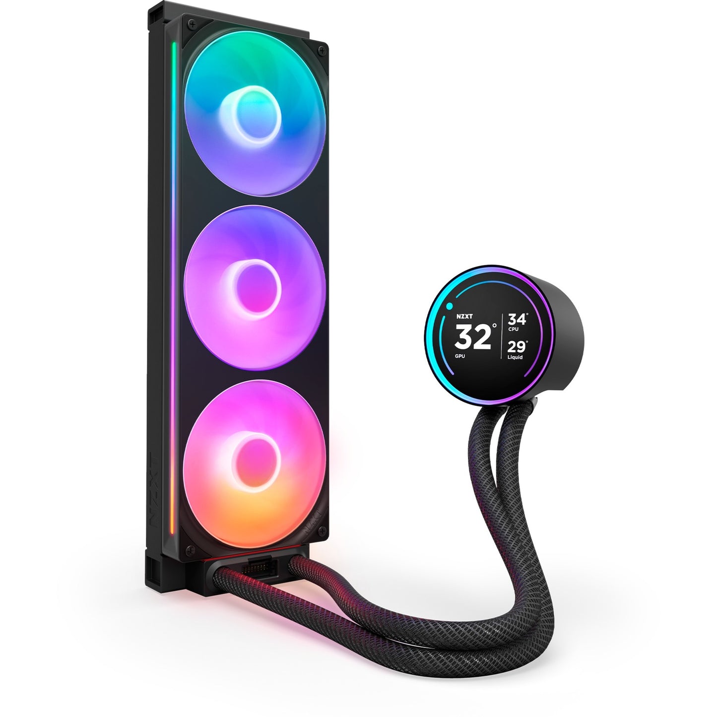 NZXT kraken elite 360 rgb waterkoeling (zwart)