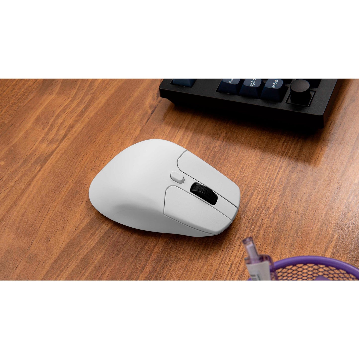 Keychron m6-a3 wireless mouse (wit, 26,000 dpi, usb-c bluetooth 5.1 2.4 ghz)