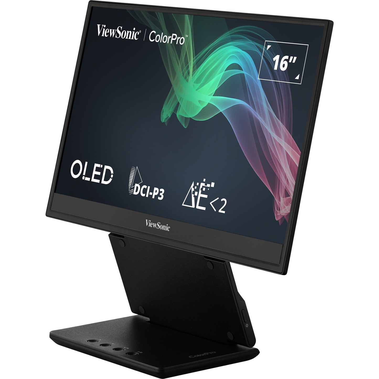 ViewSonic vp16-oled 16 monitor (zwart (mat), 1x micro-hdmi, usb-c, sound)