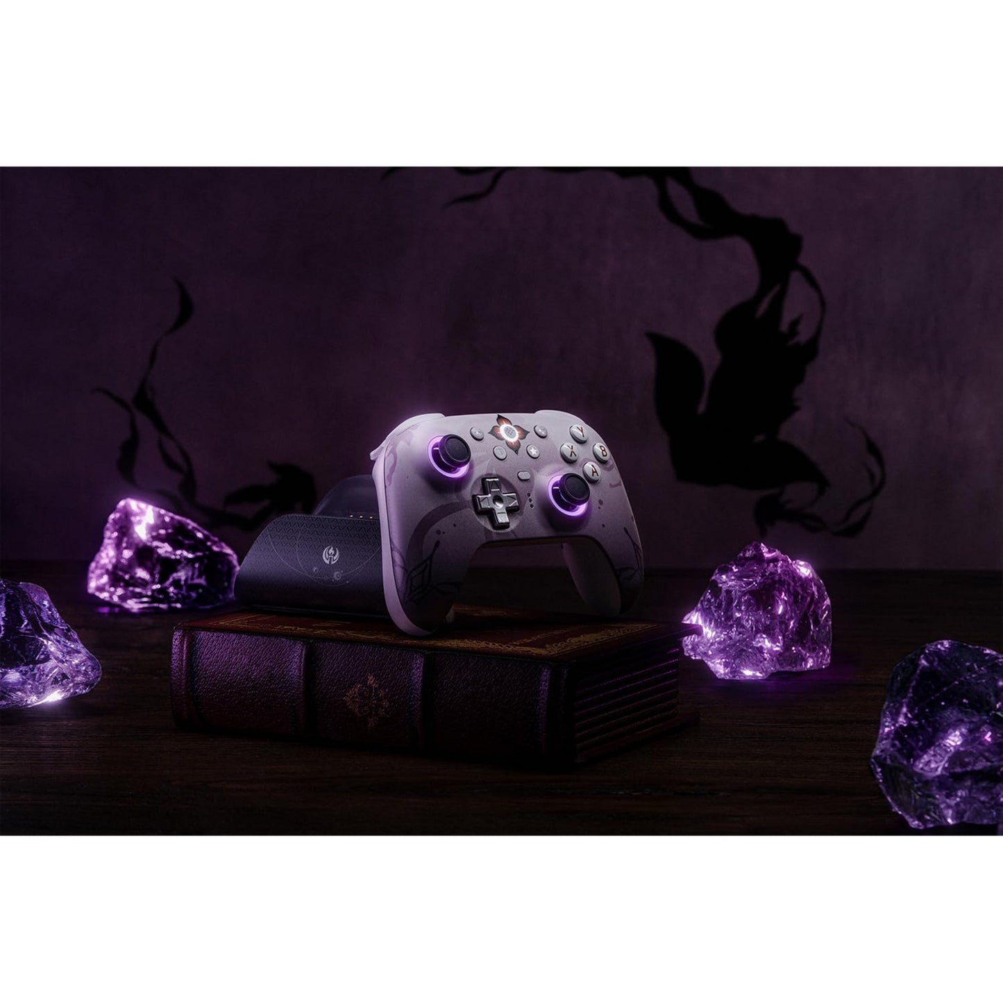 8BitDo ultimate 2 wireless controller - honkai: star rail - evernight (donkerpaars, 2.4 ghz bluetooth, usb, pc)