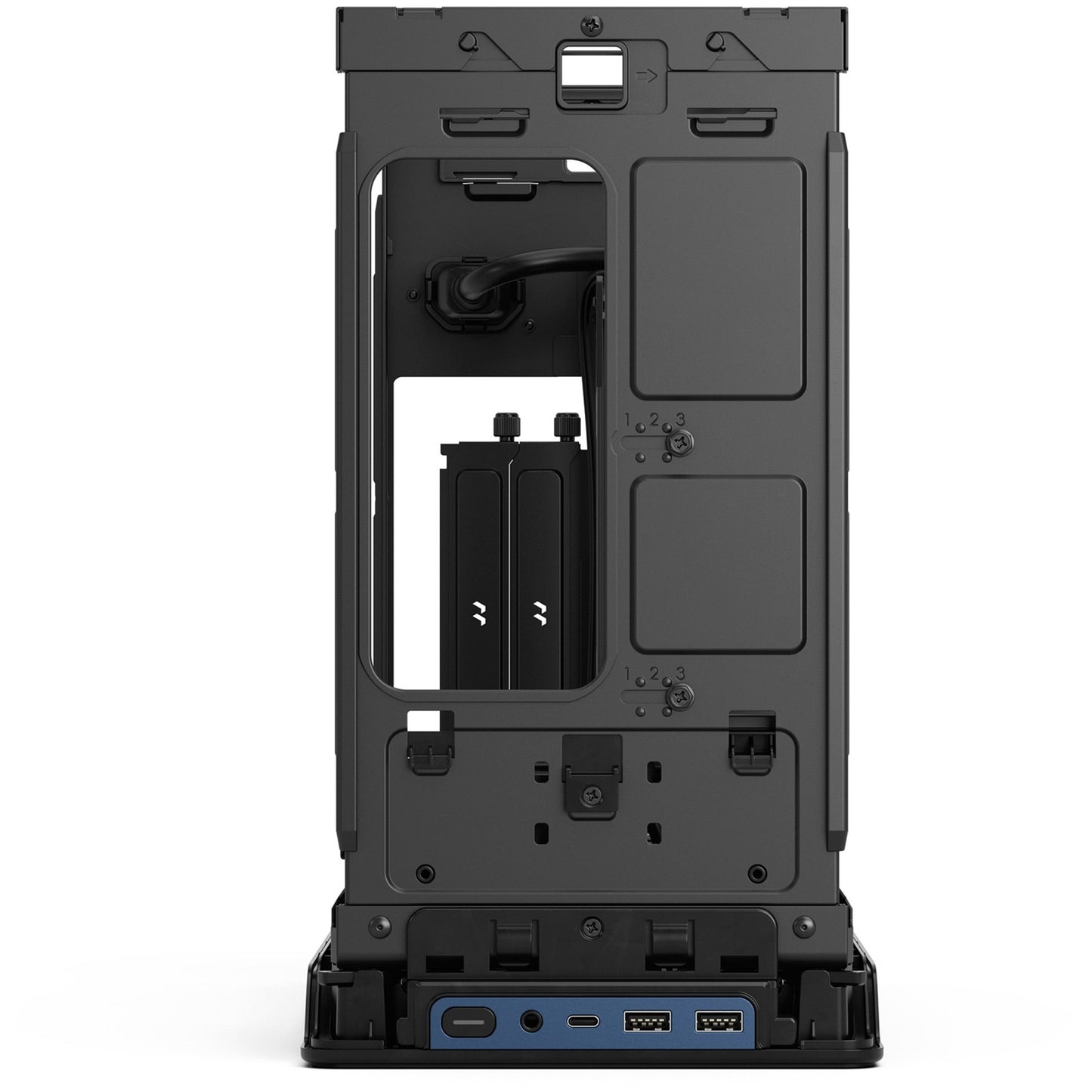 Fractal Design era 2 midnight blue mini tower behuizing (donkerblauw | 2x usb-a | 1x usb-c)