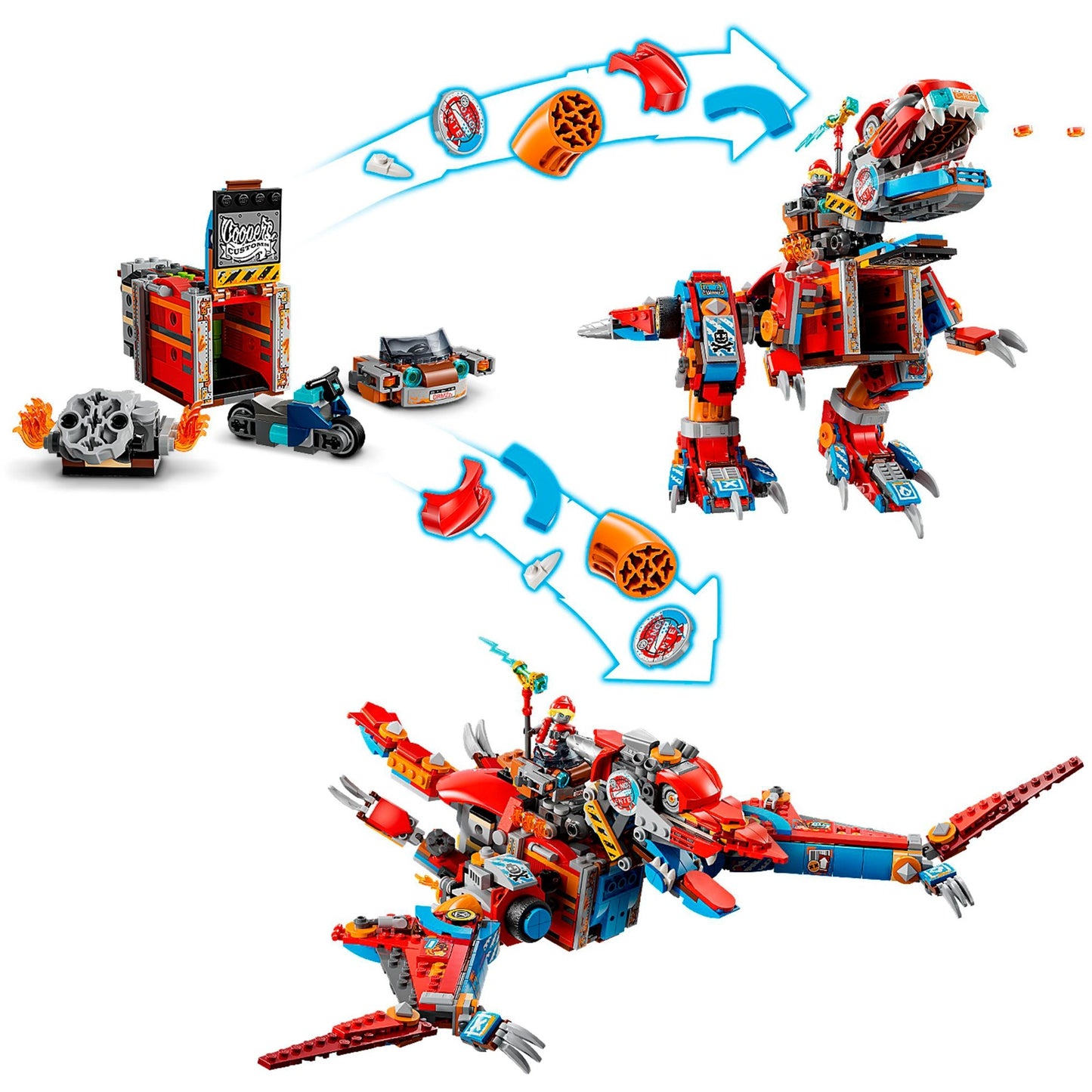 LEGO dreamzzz - coopers robotdinosaurus c. rex constructiespeelgoed (71484)