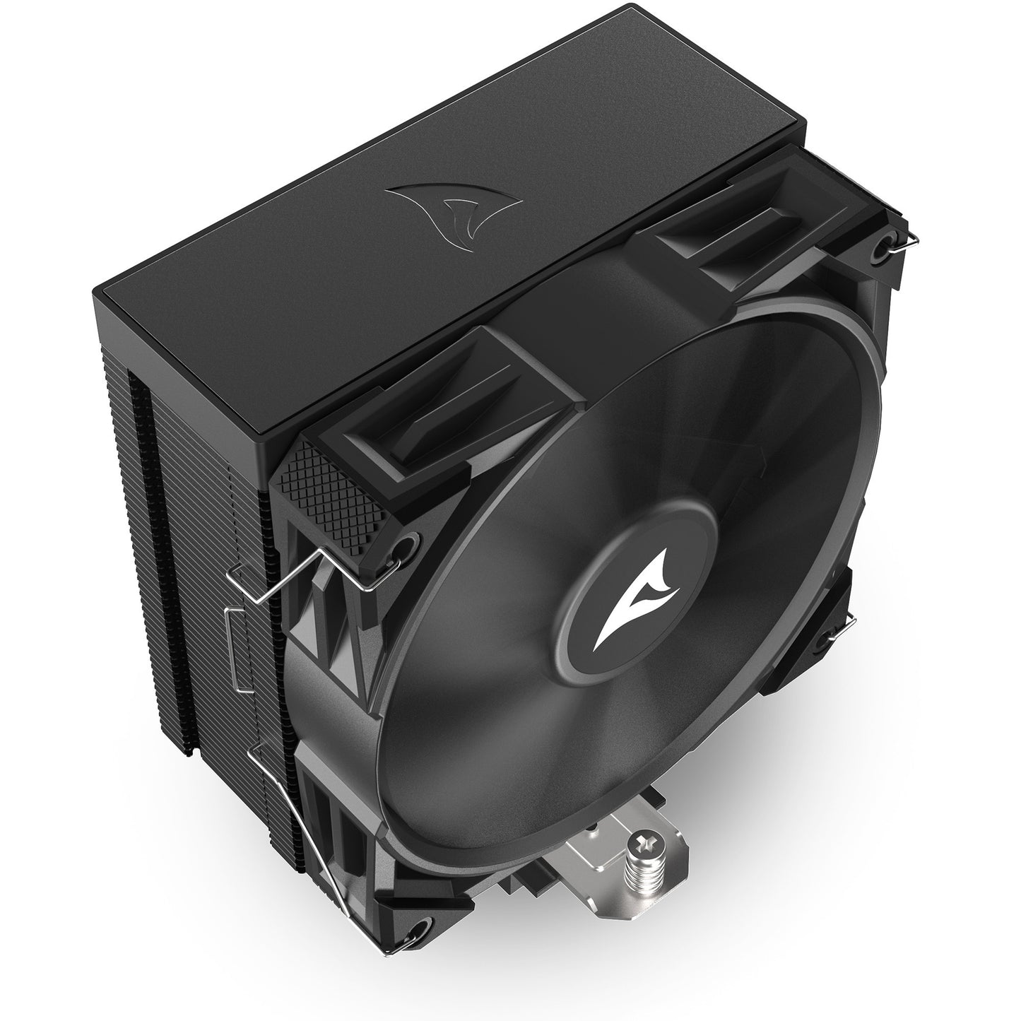 Sharkoon a50 cpu-koeler (zwart, 4-pins pwm fan-connector)