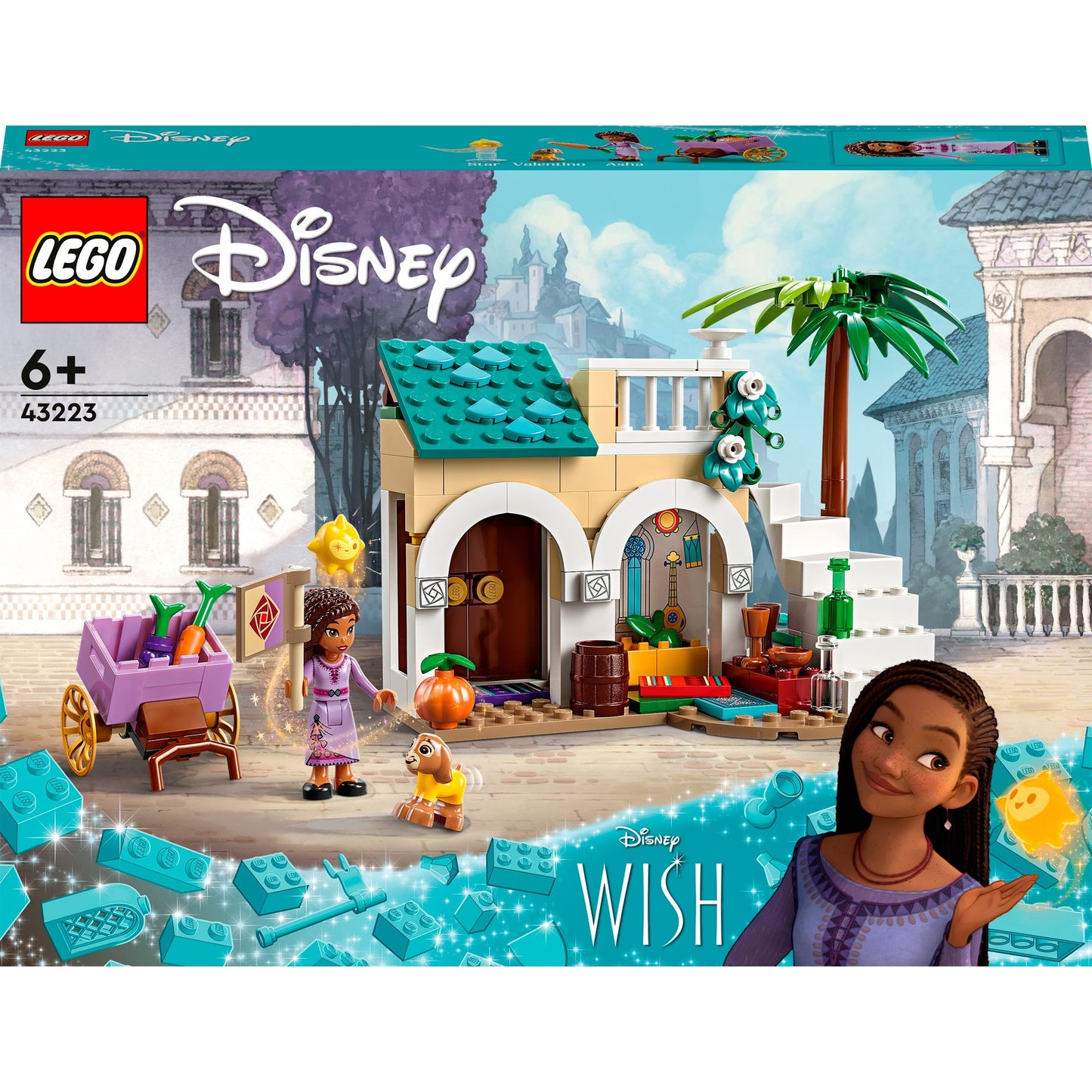 LEGO disney - asha in de stad rosas constructiespeelgoed (43223)