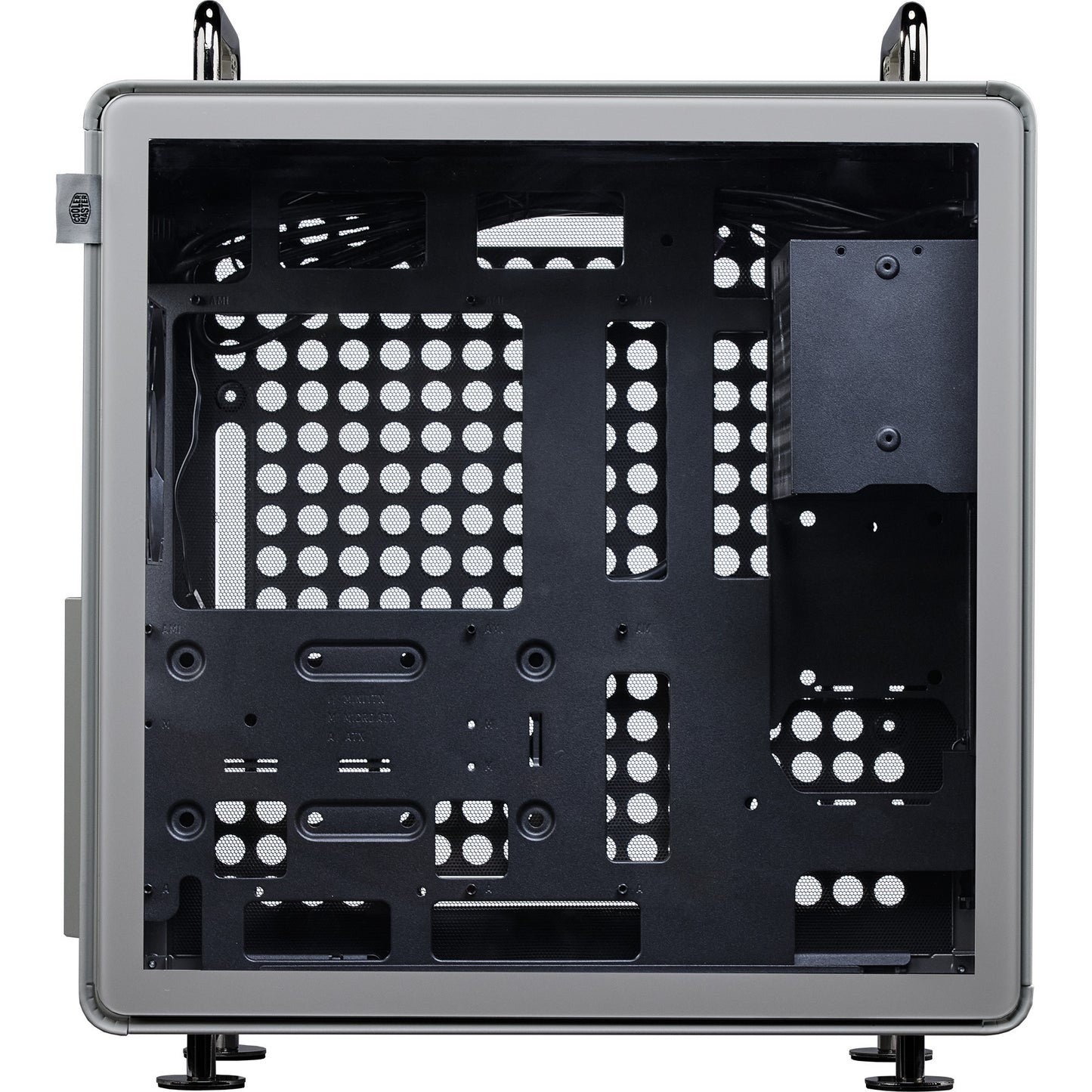 Cooler Master qube 540 moonstone midi tower behuizing (grijs | 2x usb-a | 1x usb-c | tempered glass)
