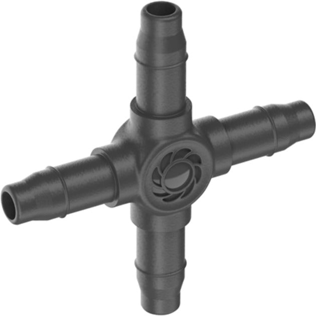 GARDENA kruisstuk 4,6 mm (3 16 ) verbinding (donkergrijs, 10 stuks)