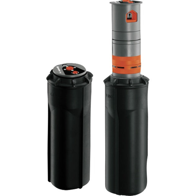 GARDENA verzonken turbinesproeier t380 sproeier (grijs, 8205-29)