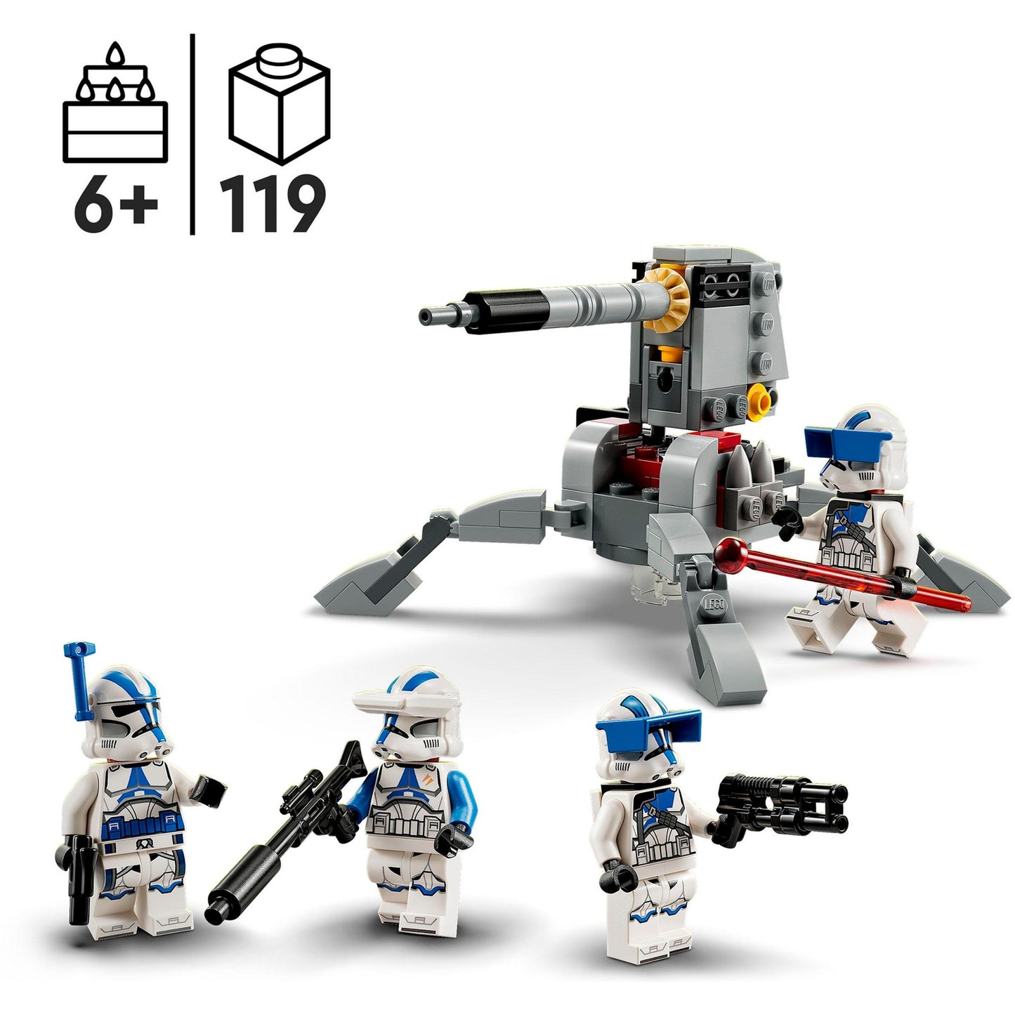 LEGO star wars - 501st clone troopers battle pack constructiespeelgoed (75345)