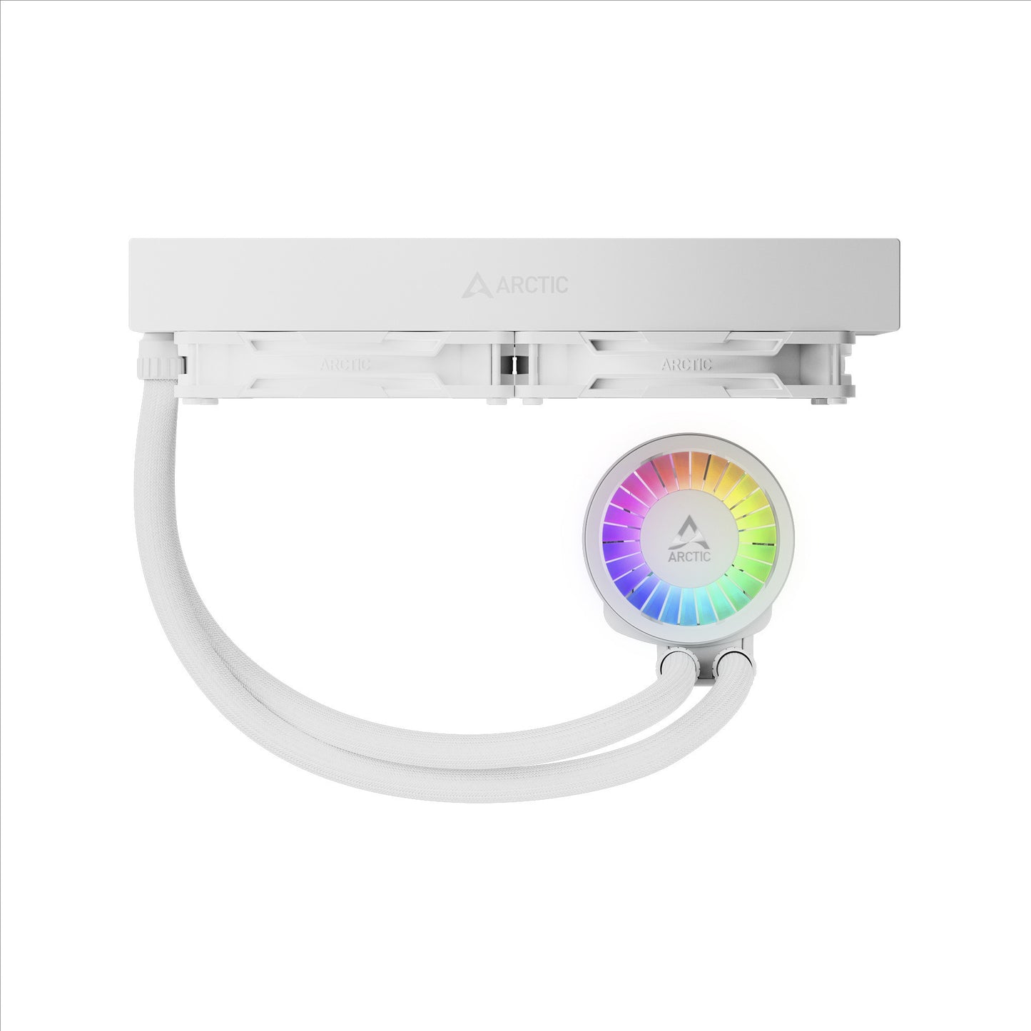 ARCTIC liquid freezer iii pro 280 a-rgb waterkoeling (wit, 4-pins pwm fan-connector)