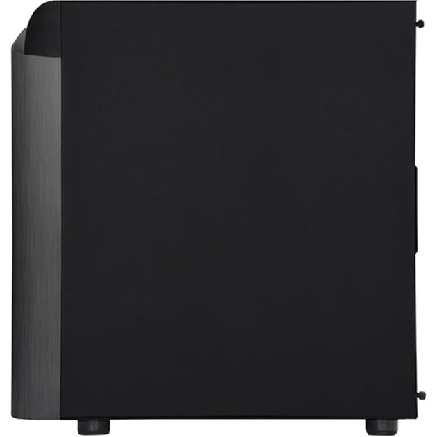 SilverStone seta a1 midi tower behuizing (zwart titanium | 2x usb-a | 1x usb-c | rgb | tempered glass)