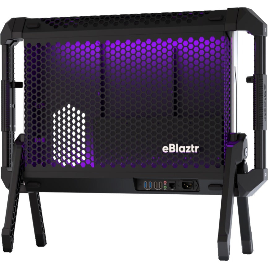 eBlaztr PC-case desktop behuizing (Zwart (mat))