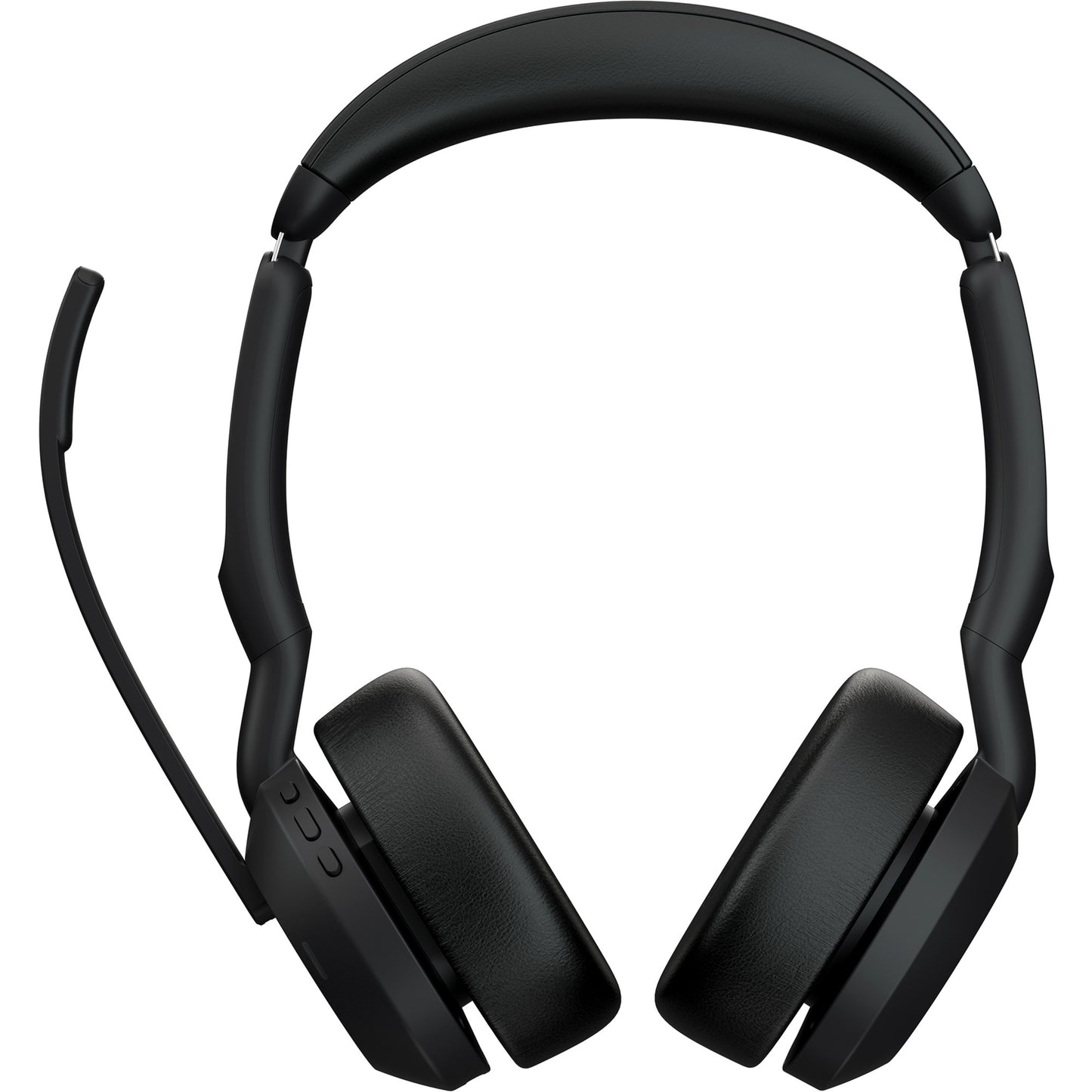 Jabra evolve2 55 - link390c ms stereo met oplaadhouder on-ear headset (zwart, stereo, microsoft teams, usb-c, link380c)