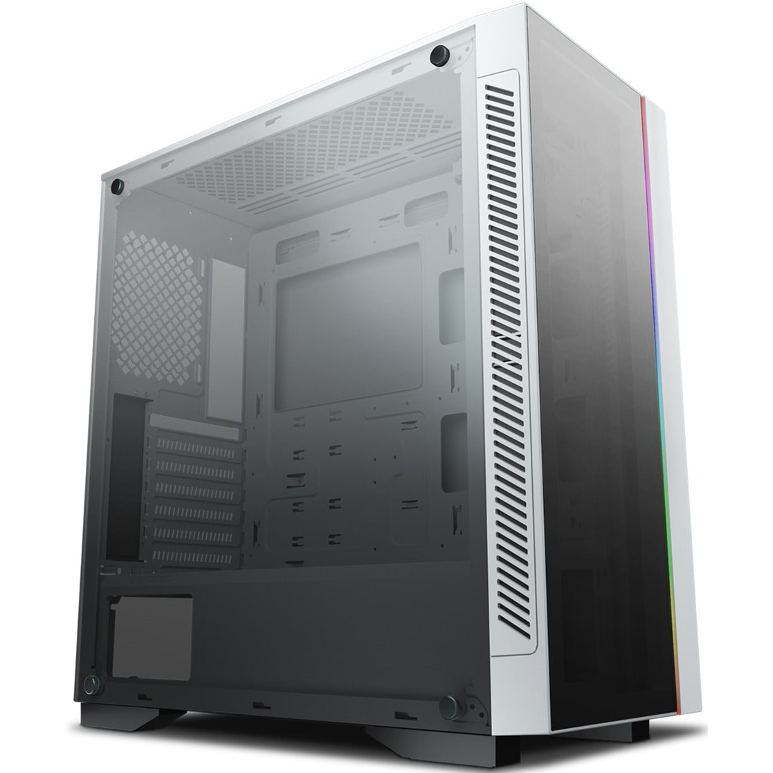 DeepCool matrexx 55 v3 add-rgb 3f midi tower behuizing (wit | 3x usb-a | rgb)