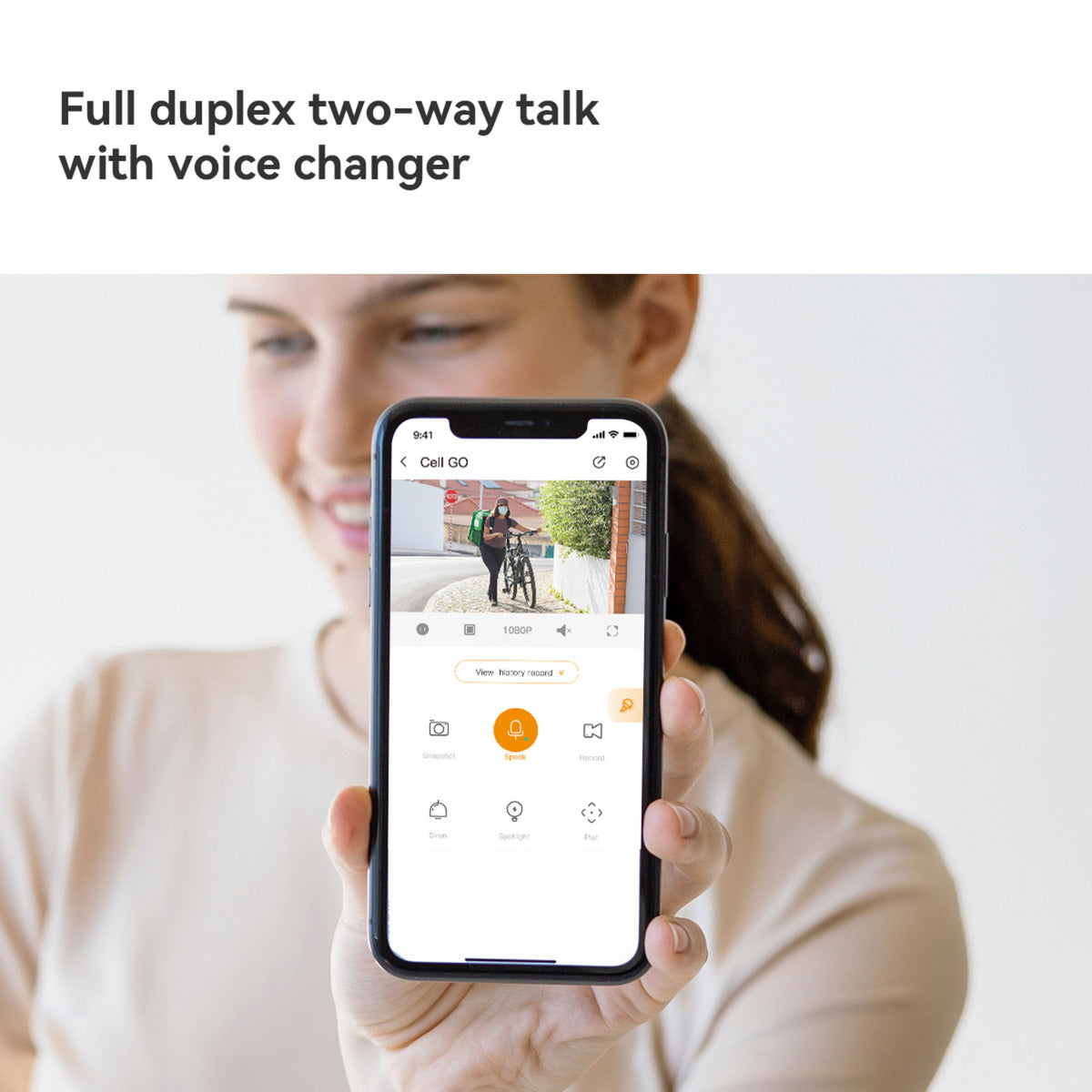 Imou Cell Go Full color Kit beveiligingscamera (Wit, 100% Draadloos, met zonnepaneel)