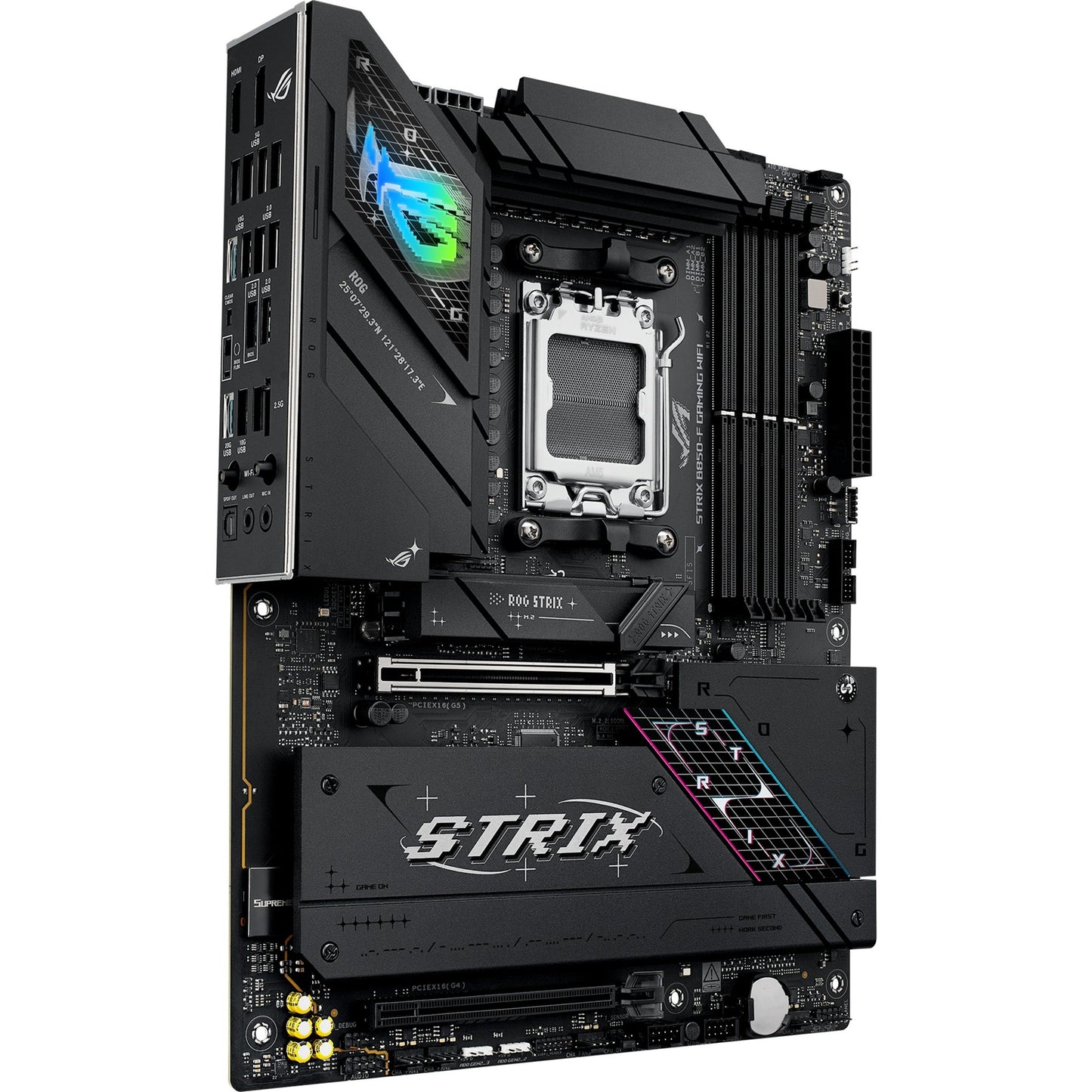 ASUS rog strix b850-f gaming wifi socket am5 moederbord (2,5gb-lan, wi-fi 7, bt, sound, atx)