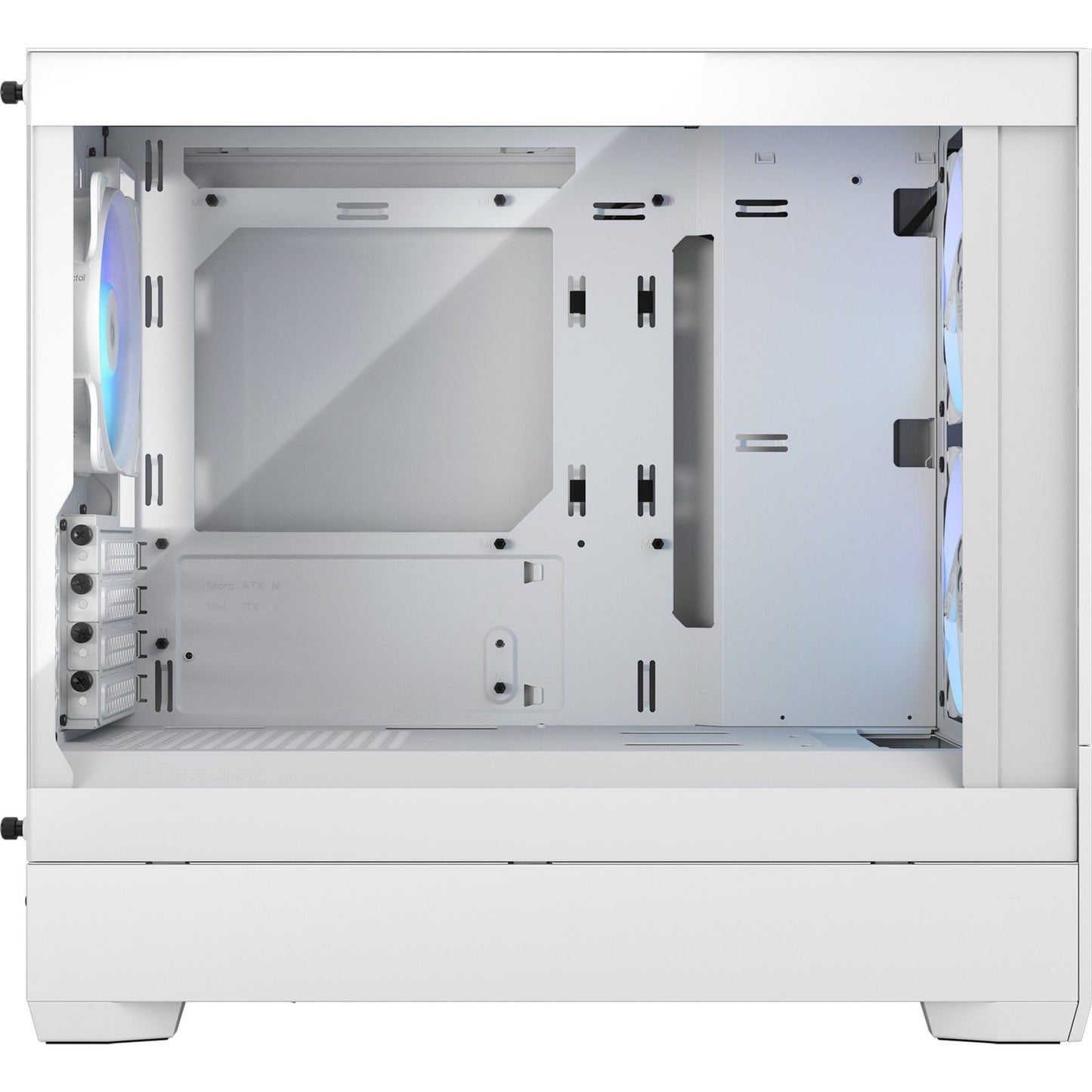 Fractal Design pop mini air rgb midi tower behuizing (wit | 2x usb-a | rgb | window)