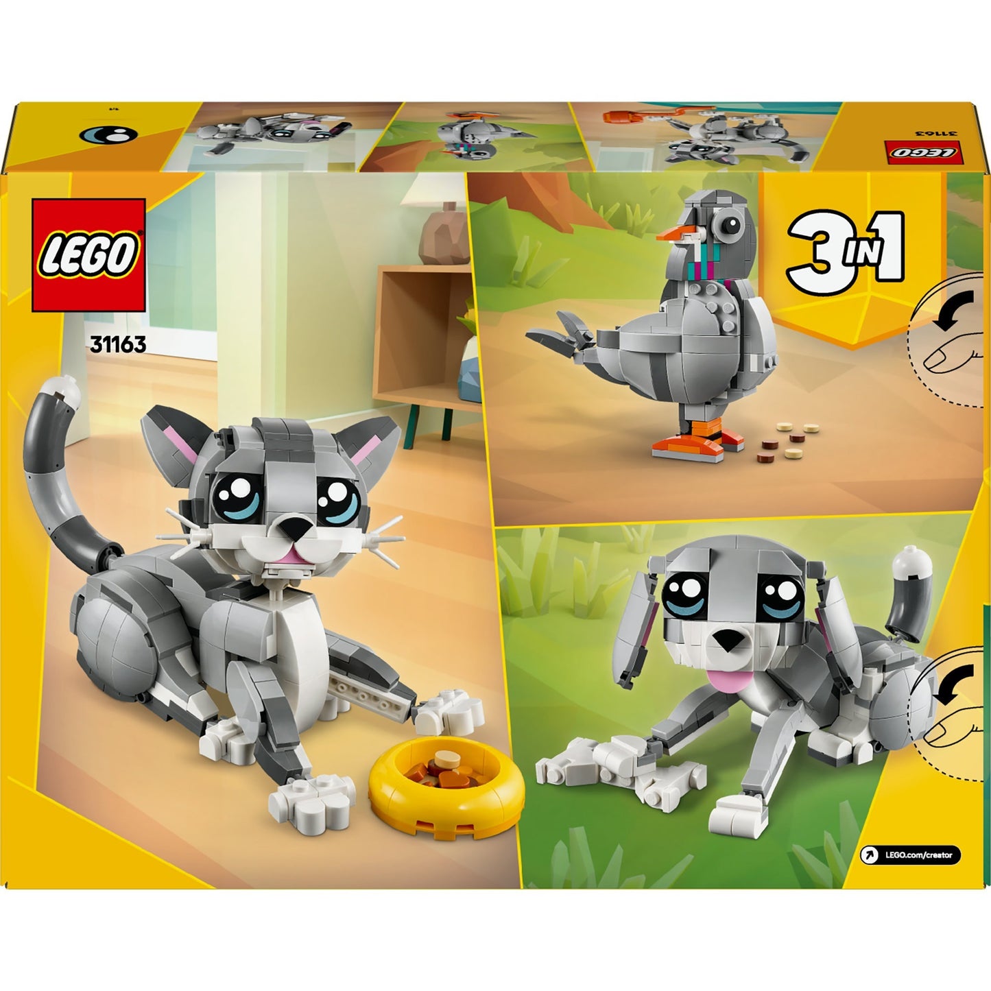 LEGO creator 31163 speelse kat