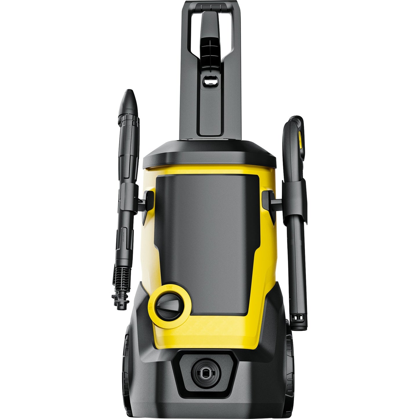 Kärcher k 7 wcm premium home hogedrukreiniger (geel zwart, met vuilfrees, slanghaspel en oppervlaktereiniger)