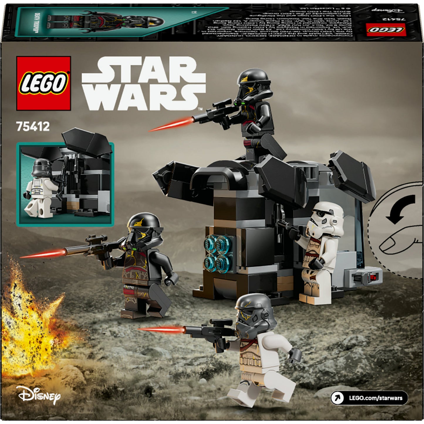 LEGO star wars 75412 death trooper en night trooper battle pack