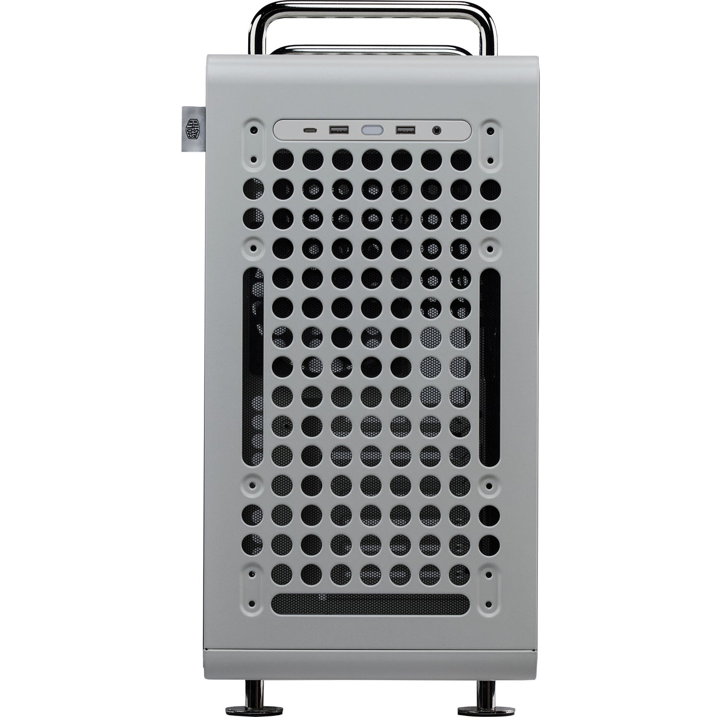 Cooler Master qube 540 moonstone midi tower behuizing (grijs | 2x usb-a | 1x usb-c | tempered glass)