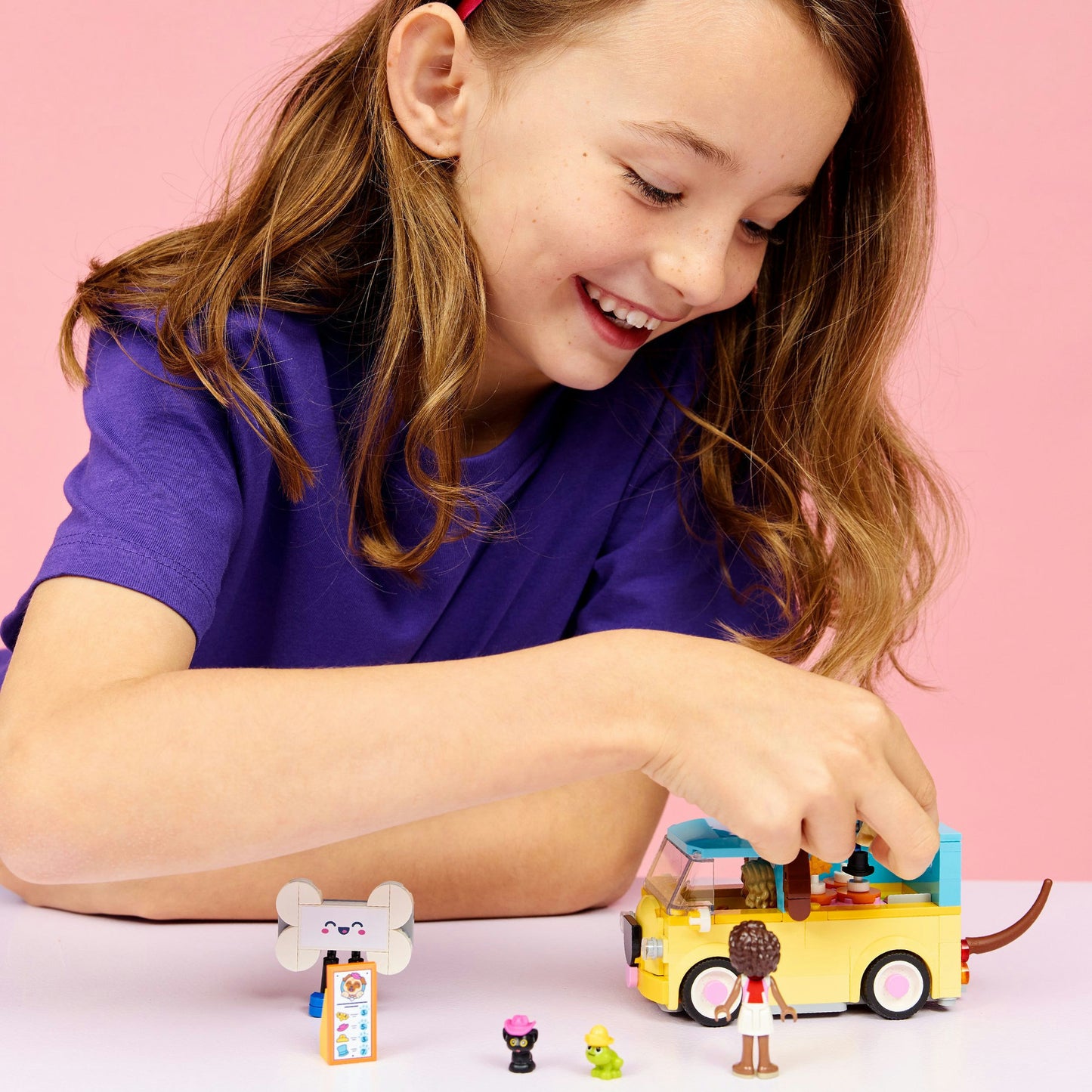 LEGO friends 42678 bestelwagen met dierenaccessoires