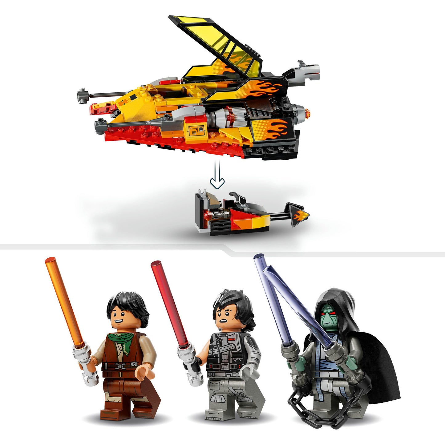 LEGO star wars 75414 the force burner snowspeeder