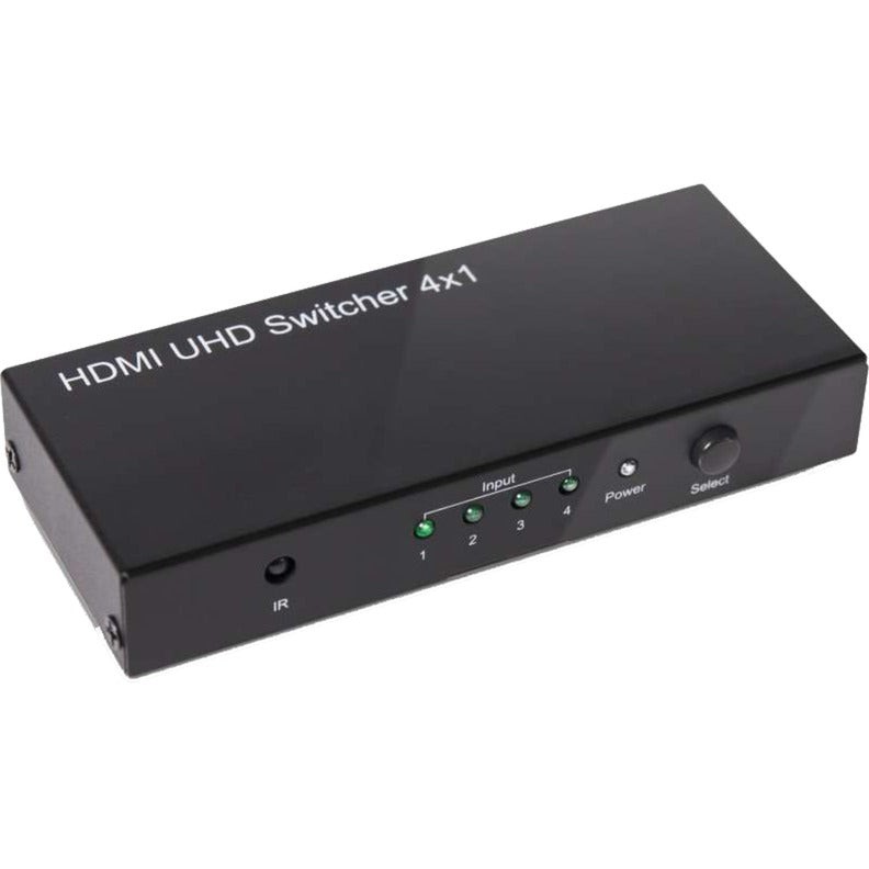 Club 3D hdmi 2.0 uhd switchbox 4 ports adapter (zwart, csv-1370)