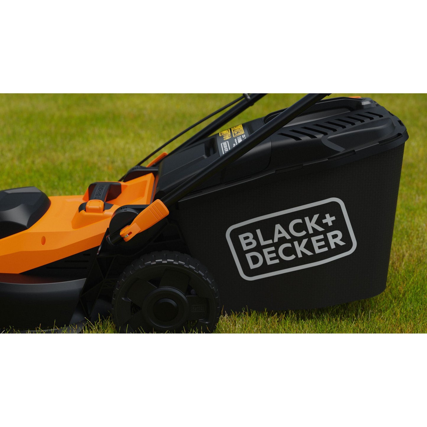 BLACK+DECKER bemwp400 grasmaaier (oranje zwart, 40cm, 1800w)