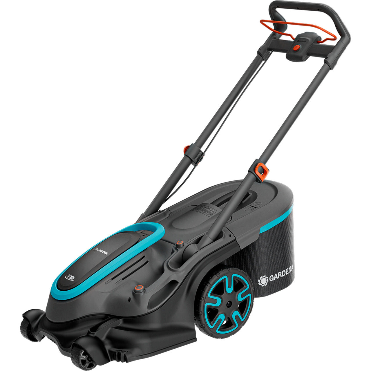 GARDENA grasmaaier powermax duo 46 36v (zwart grijs, 2x accu en lader inbegrepen)
