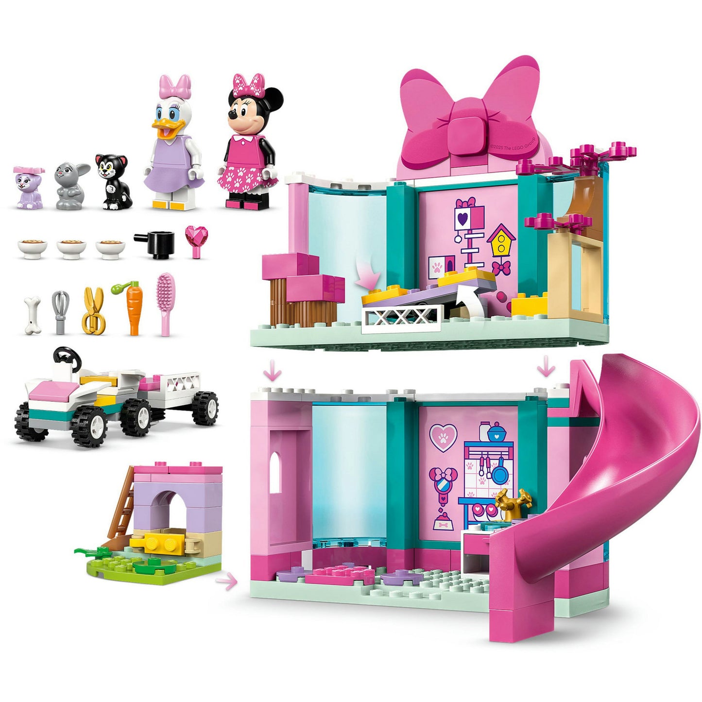 LEGO disney mickey and friends - minnie's huisdierenhotel constructiespeelgoed (43274)
