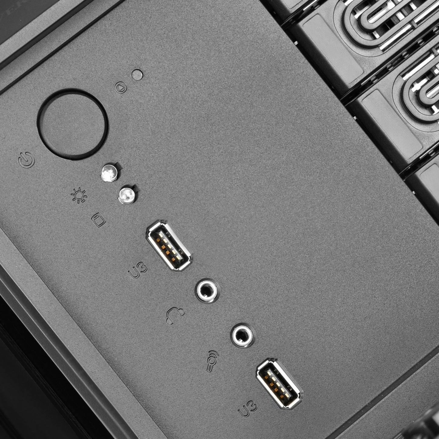 SilverStone cs381b v1.1 rack behuizing (zwart | 2x usb-a 3.2 (5 gbit s) | 2x audio)
