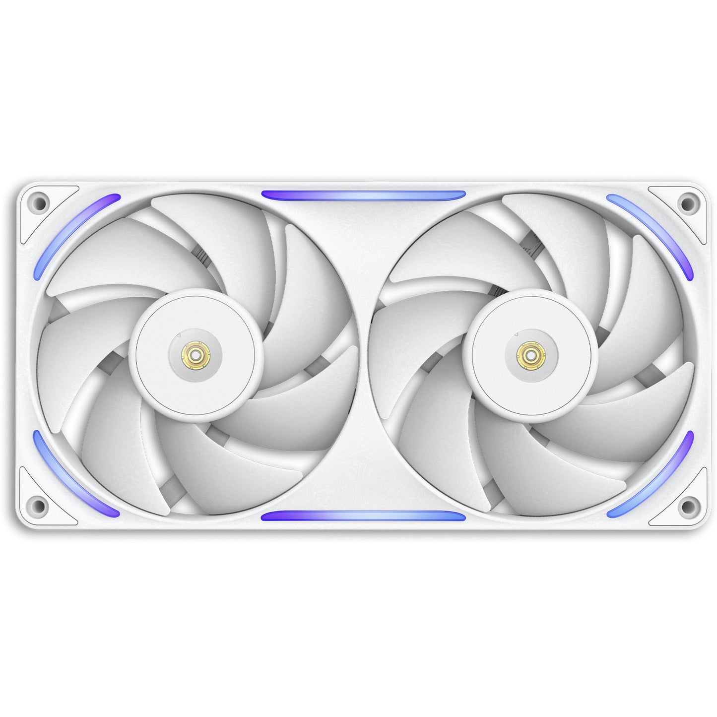 NZXT performance fan f280x rgb case fans (wit, 2 stuks, 280 x 140 x 30 mm, pwm)