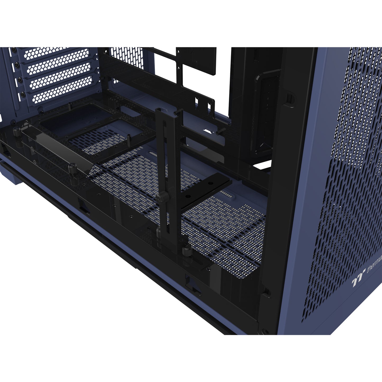 Thermaltake view 390 air future dusk midi tower behuizing (paars | 2x usb-a | 1x usb-c | tempered glass)