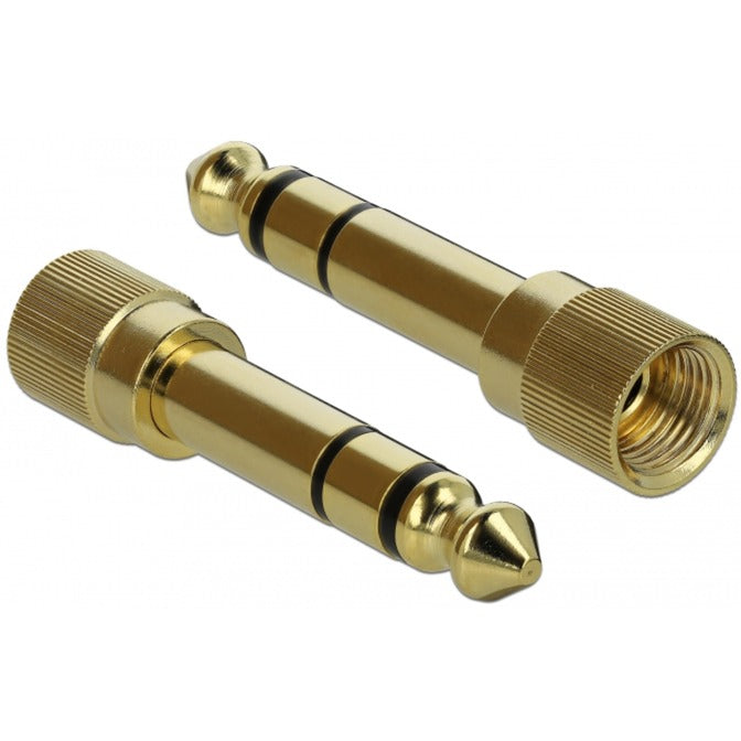 DeLOCK stereo jack 3,5 mm 3-pin male > female verlengkabel (zwart, 1 meter)