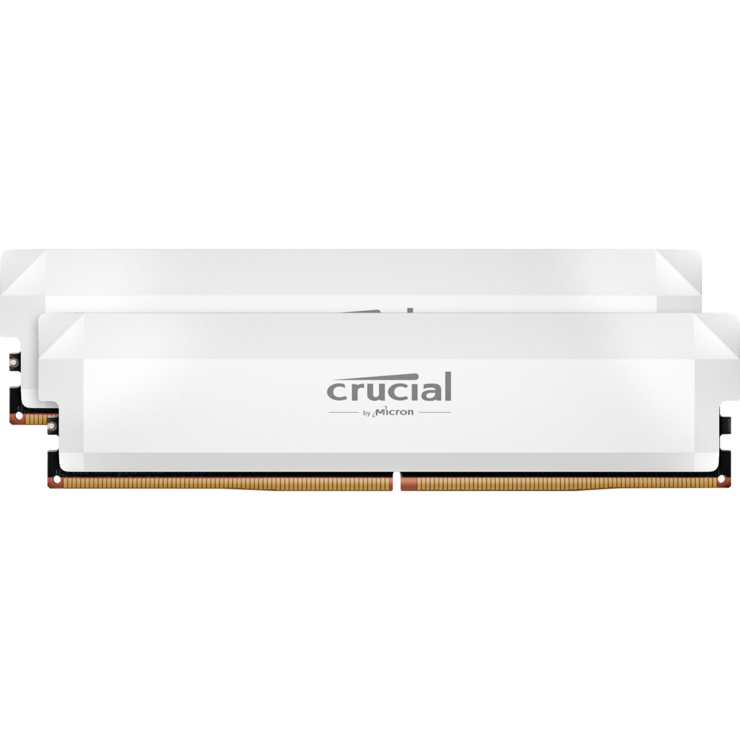 Crucial pro 32 gb ddr5-6400 (2x 16 gb) werkgeheugen (wit, cp2k16g64c38u5w, xmp 3.0, expo)