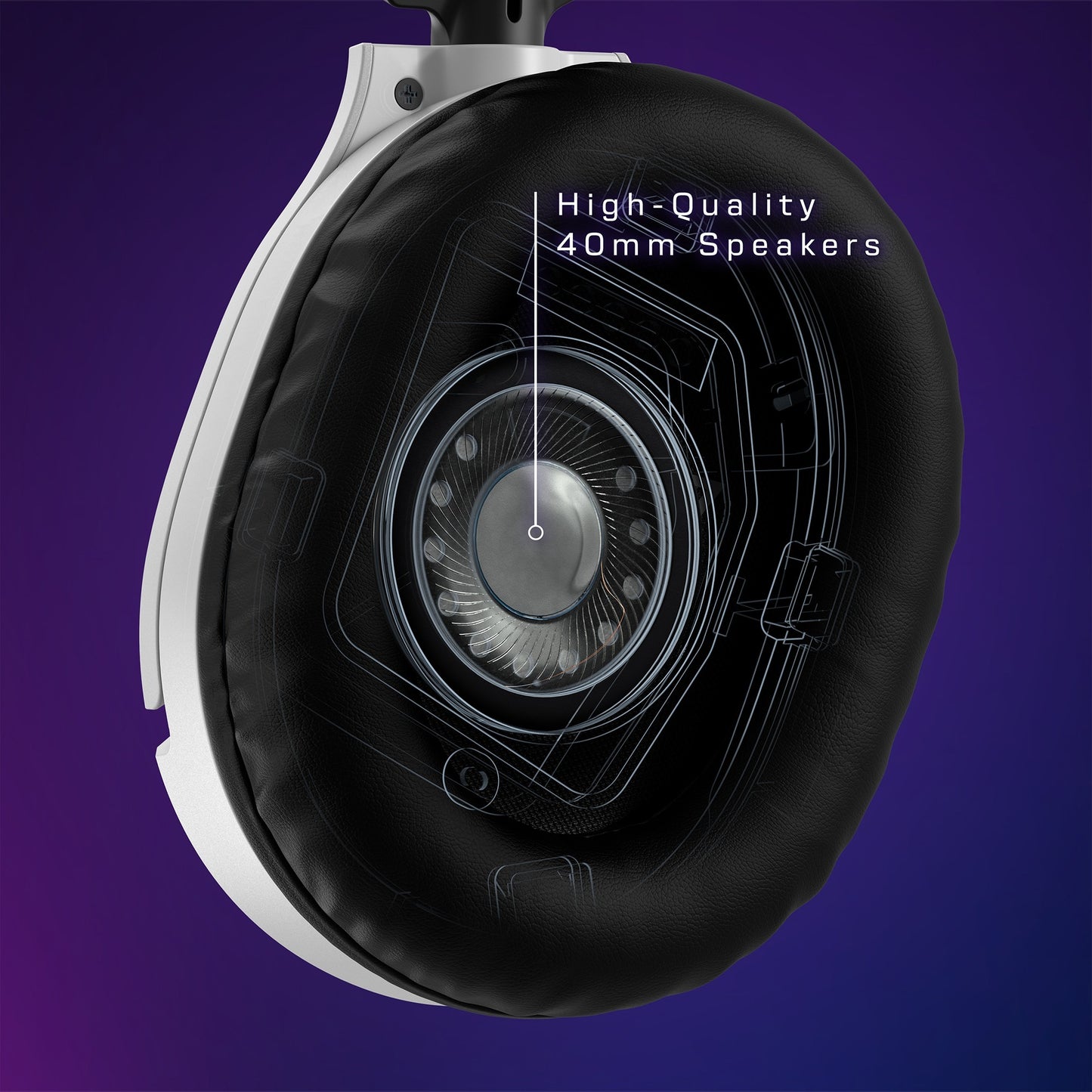 Turtle Beach ear force recon 70x white (2024) over-ear gaming headset (wit, xbox series x|s, xbox one, ps4, ps5, switch, pc, mobile)