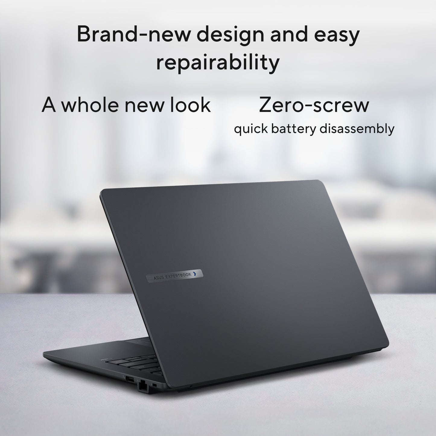 ASUS expertbook b1 b1403cva-s63755x 14 copilot+ laptop (grijs | core i7-13620h | uhd graphics | 32 gb | 1 tb ssd)