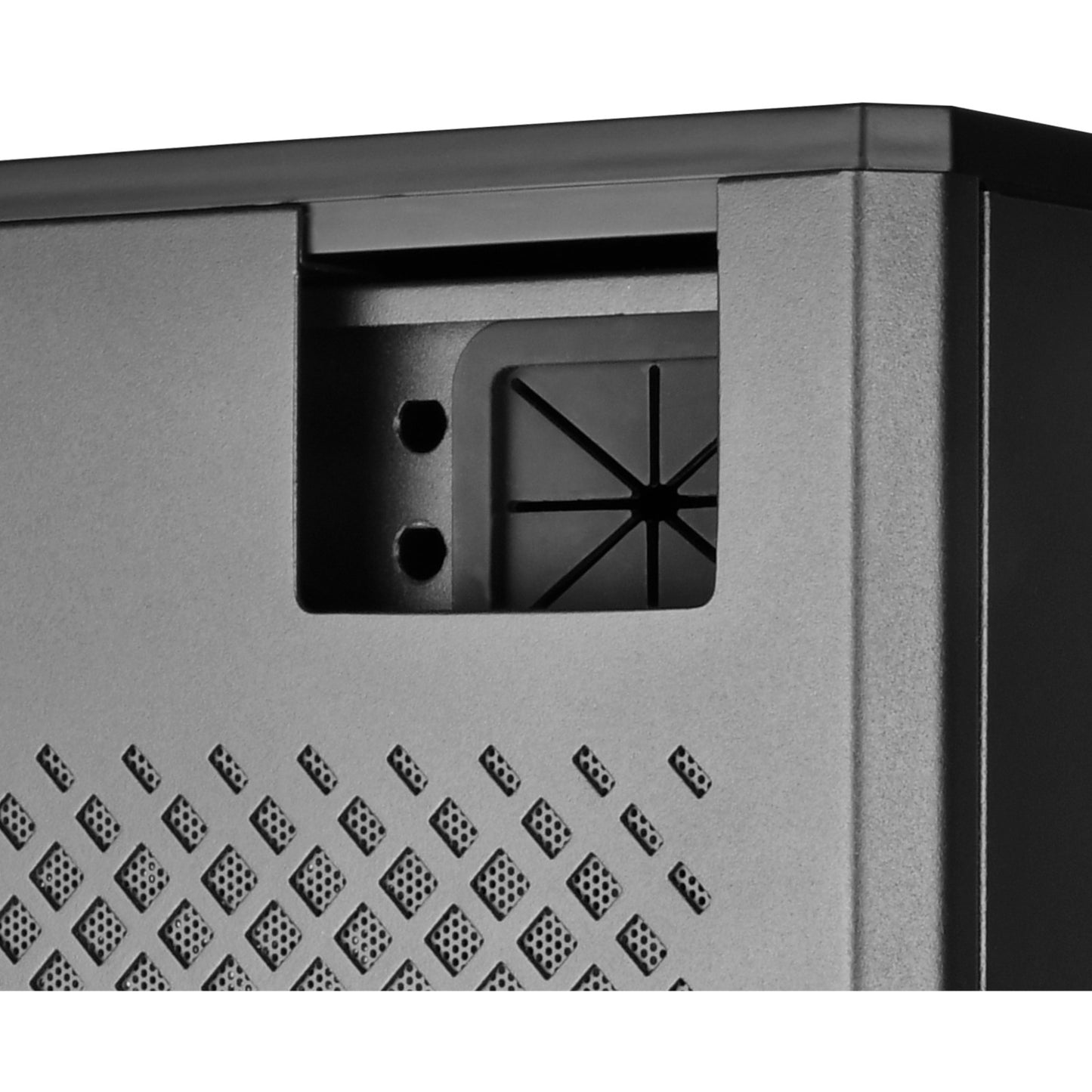 SilverStone alta g1m midi tower behuizing (zwart | 2x usb-a | 1x usb-c)