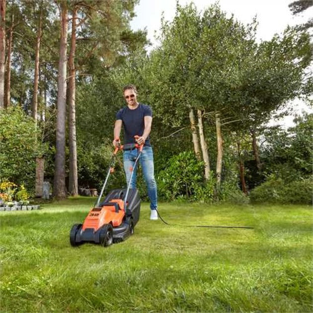 BLACK+DECKER grasmaaier bemw451bh (oranje zwart)