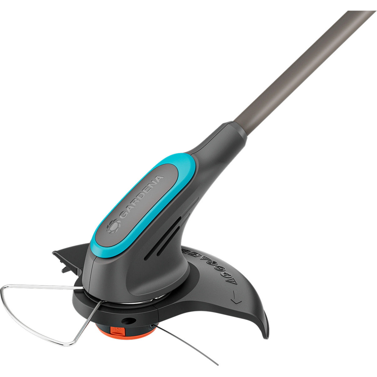 GARDENA powertrim 30 18v set 4.0 ah met 18v p4a accu grastrimmer (grijs turquoise, accu en lader inbegrepen)