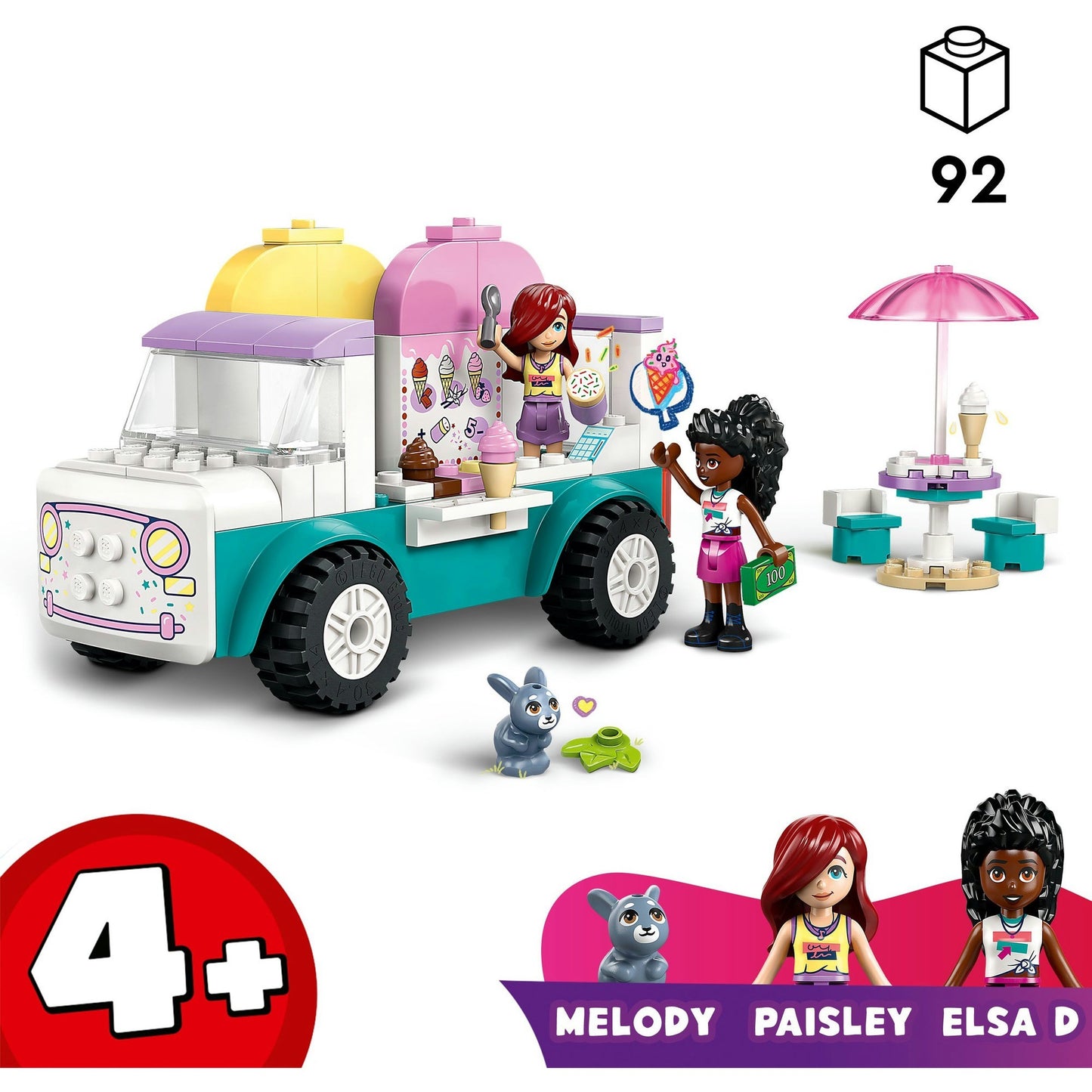 LEGO friends 42644 heartlake city ijscotruck