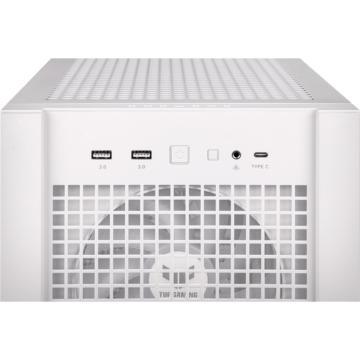ASUS tuf gaming gt302 argb midi tower behuizing (wit | 2x usb-a | 1x usb-c | rgb | tempered glass)